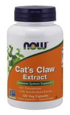 NOW Cat's Claw Extract (Remdihák plstnatý), 120 rastlinných kapsúl