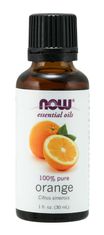 NOW Foods Essential Oil, Orange oil Pure (éterický olej Pomeranč), 30 ml