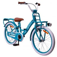 Amigo Detský bicykel Bloom pre dievčatá, tyrkysová