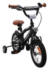 BMX Fun detský bicykel pre chlapcov, 12", čierny