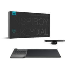 Inspiroy Keydial KD200, bezdrátový grafický tablet a klávesnice