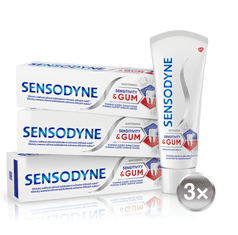 Sensodyne Sensitivity&Gum Whitening zubná pasta 3x 75 ml