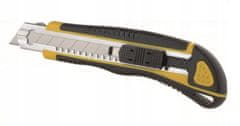 Dedra Nôž 18mm,5 náhradných čepelý, pogumovaná rúčka