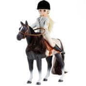 Lottie Bábika džokejka s koňom
