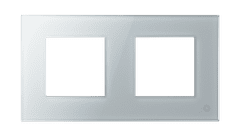 HEVOLTA Glasense sklenený 2-rámik, Polarium White 
