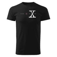 Grooters Pánske tričko Akta X - Logo, čierne Veľkosť: S