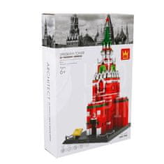 Wange Wange Architect stavebnica Spasská veža - Kreml kompatibilná 1046 dielov