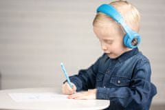 BuddyPhones Play+ detské bluetooth slúchadlá s mikrofónom, svetlo modré