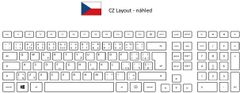 Cherry sat klávesnice a myši DC 2000, CZ, čierna (JD-0800CS-2)