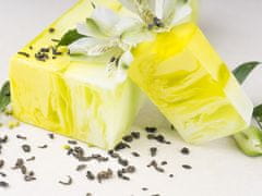 L´Cosmetics Prírodné ručne robené mydlo bez SLS - Zelený čaj s jasmínom 100g +/-6%