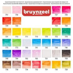 Bruynzeel Bruynzeel akvarelové farbičky Expression Water Colour, 36ks + štetec