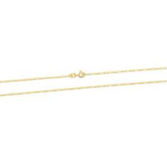 Beneto Exclusive Moderné zlatá retiazka Figaro AUS0012-G (Dĺžka 42 cm)