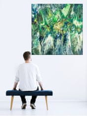 D&M ART POURING Abstract 34-39 "MODERN ABSTRACT 21 " 140x140 cm.