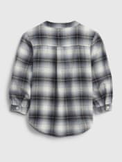 Gap Detská košile oversized flannel shirt 12-18M