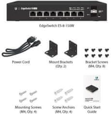 Ubiquiti EdgeSwitch - 8x Gbit LAN (ES-8-150W)