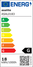 ASAL0183 LED prisadená stropnica kruh 18 W BELLA Farba svetla (K): 3000