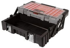 Tactix Rozkladací kufor na náradie s organizérom - TC320300