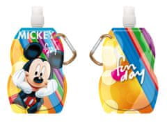 Mickey Mouse Fľaša na pitie s karabínou Mickey 330 ml