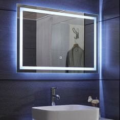 shumee AQUAMARIN kúpeľňové zrkadlo s LED osvetlením, 90 x 60 cm