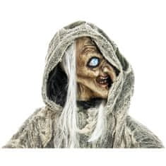 Europalms Halloween čarodejnice s bradavicou, animovaná, 175cm