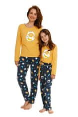 TARO Dievčenské pyžamo 2615 Sarah yellow, žltá, 116
