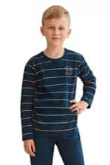 TARO Chlapčenské pyžamo 2621 Harry dark blue, tmavo modrá, 110