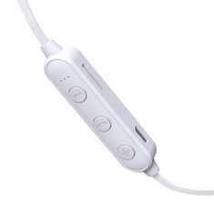 Kaku Magnetic Earphone bezdrôtové slúchadlá do uší, biele
