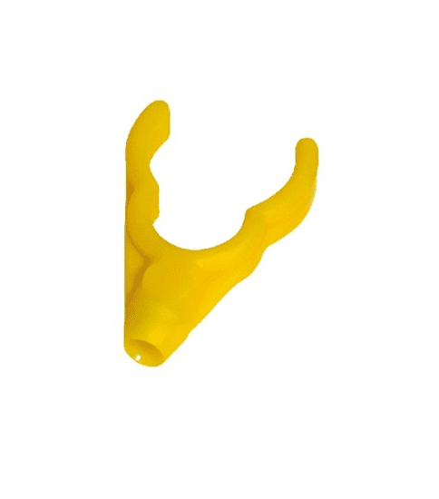DAEMONS rohatinka, plastová, žltá otvor 5mm variant: zadný "U"