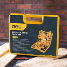 Deli Tools EDL1048J sada náradia 48ks, žltá