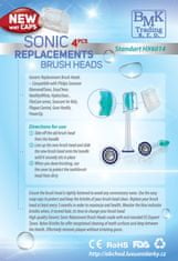 BMK Náhradné kompatibilné hlavice k zubným kefkám Philips Sonicare ProResults HX6014/07 - 4 ks