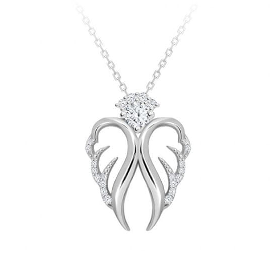 Preciosa Nežný strieborný náhrdelník Angelic Hope 5293 00