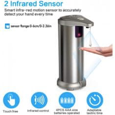 SVEDAR  Automatický bezdotykový dávkovač mydla so senzorom JK-02FG