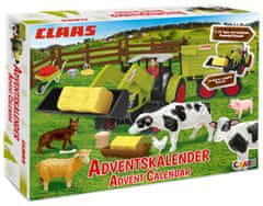 Craze Adventný kalendár CLAAS Farma s traktorom a zvieratkami