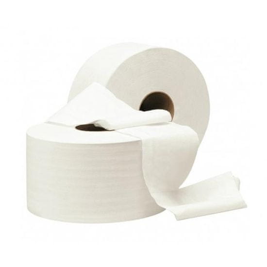 Economy Toaletný papier 2-vrstvový Softly Jumbo biely 26 cm, návin 220 m