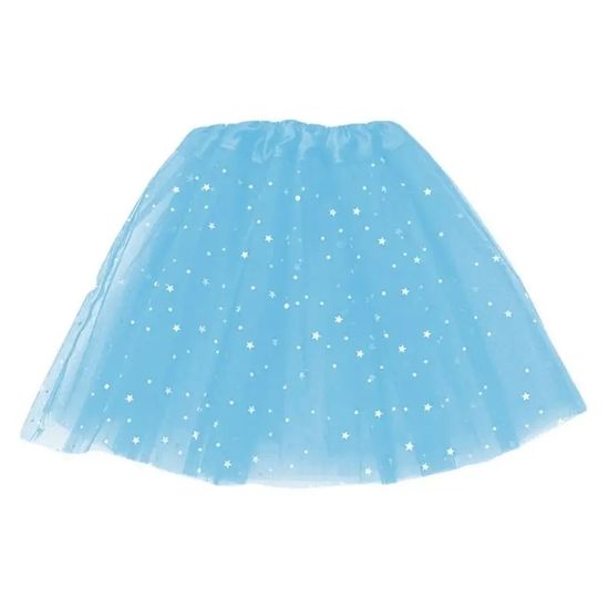 Zapardrobnych.sk Princeznovská sukňa s LED svetlom, modrá