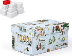 MFP s.r.o. krabica darčeková vianočná B-V005-BL 18x11x9cm 5370763
