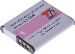T6 power Batéria Li-50B, D-Li92, DB-100, VW-VBX090, NP-150, LB-050, LB-052, GB-50A, 700mAh, 2,6Wh