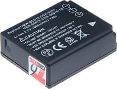 T6 power Batéria Panasonic DMW-BCD10, CGA-S007, CGR-S007E, CGR-S007E/1B, 1000mAh, 3,7Wh