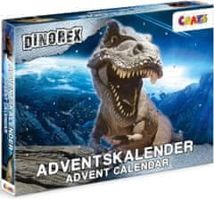 Craze Adventný kalendár Dinosaury Jurský park - figurky, samolepky a doplňky - drobné poškození