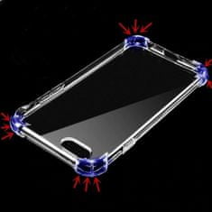 IZMAEL Anti Shock silikonové púzdro pre Apple iPhone X/iPhone XS - Transparentná KP23570