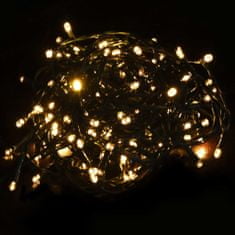 Vidaxl Umelý vianočný stromček s LED biely 120 cm