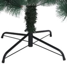 Vidaxl Umelý vianočný stromček s LED zelený 150 cm PVC a PE