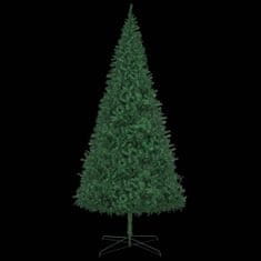 Vidaxl Umelý vianočný stromček s LED a súpravou gulí zelený 400 cm