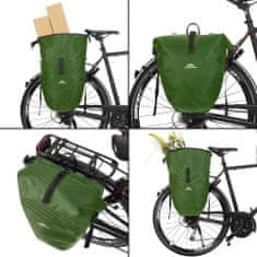 Dutch Mountains Taška na bicykel Bicycle Bag Single Rear Green