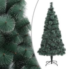 Vidaxl Umelý vianočný stromček s LED zelený 120 cm PVC a PE