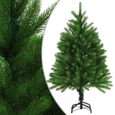 Vidaxl Umelý vianočný stromček s LED 120 cm zelený