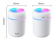 Kinscotec Difuzer zvlhčovač vzduchu H2O – Biely
