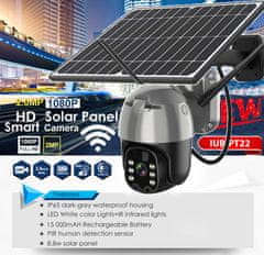 Innotronik solárna PTZ otočná 4G IP kamera IUB-PT22-4G - rozlíšenie 4MPix