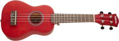 Cascha HH 3961 Soprano Ukulele Set Red