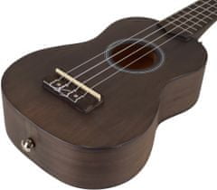 Cascha HH 3969 EN Soprano Ukulele Bundle Black